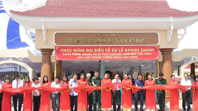 Inauguration of the restoration project of Lieutenant General Dong Van Cong Temple in Ben Tre