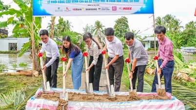 Báo Thanh Niên khởi công cầu tại xã Trần Hợi, huyện Trần Văn Thời