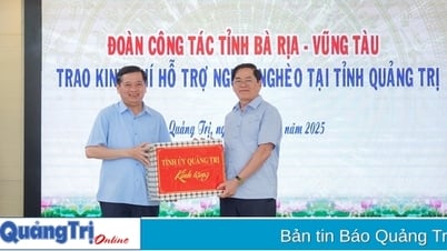Ba Ria - ខេត្ត Vung Tau ឧបត្ថម្ភ ២ ពាន់លានដុងសម្រាប់គ្រួសារក្រីក្រនៅ Quang Tri