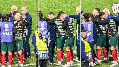 Ronaldo không dám xem đồng đội đá luân lưu