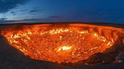 Le feu qui brûle depuis 50 ans à la « porte de l’enfer » s’éteint lentement.