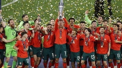ロナウドがゴールを決め、ポルトガルがスペインに勝利しネーションズリーグ優勝