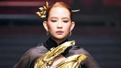 Người mẫu 15 tuổi thể hiện phong cách quốc tế trên sàn diễn Việt Nam