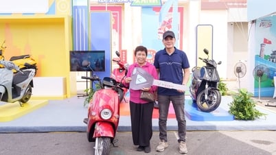 Los residentes de Hai Phong y Da Nang están entusiasmados por "cambiar los autos de gasolina por motos eléctricas"