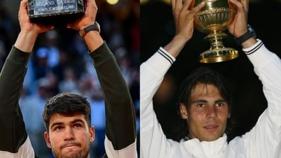 Alcaraz vô địch Grand Slam thứ 5 ở cùng độ tuổi với Nadal