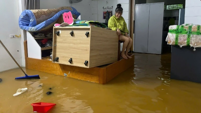 Lai Chau wurde aufgrund starker Regenfälle vielerorts überflutet