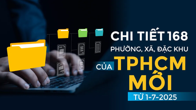 Chi tiết 168 phường, xã, đặc khu của TPHCM mới từ 1-7-2025