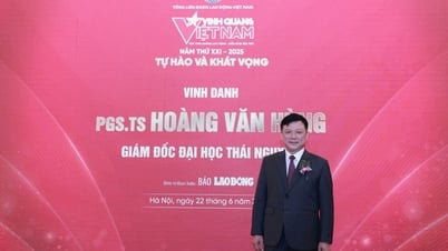 PGS.TS Hoàng Văn Hùng được vinh danh tại chương trình ‘Vinh quang Việt Nam’ 2025