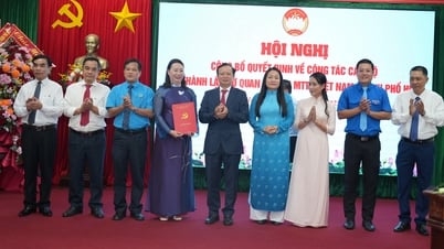 Trao quyết định thành lập cơ quan Ủy ban MTTQ Việt Nam thành phố