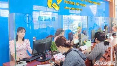 Distrito de My Phong: No hay acumulación de registros en el primer día de funcionamiento del gobierno local de dos niveles