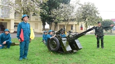 La fuerza de defensa aérea comunal está organizada en pelotones de ametralladoras antiaéreas.