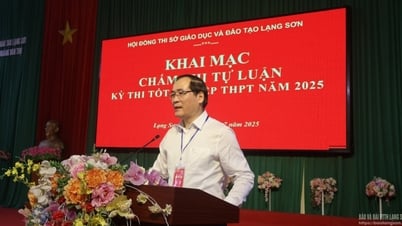 Khai mạc chấm thi tự luận Kỳ thi tốt nghiệp THPT năm 2025