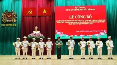 호치민시 경찰은 방금 167개 지방 경찰 주소를 발표했습니다.