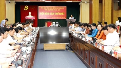 合併後のトゥエンクアン省党委員会の初会議