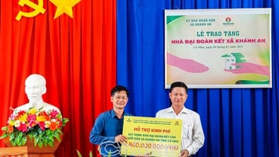 Khánh thành, bàn giao 51 căn nhà tại xã Khánh An