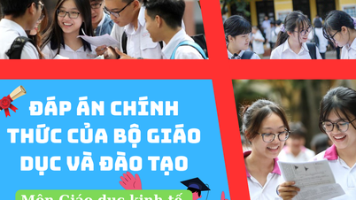 Đáp án chính thức môn Giáo dục kinh tế và pháp luật tốt nghiệp THPT 2025 của Bộ Giáo dục và Đào tạo