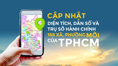 Cập nhật diện tích, dân số và trụ sở hành chính 168 xã, phường mới của TPHCM