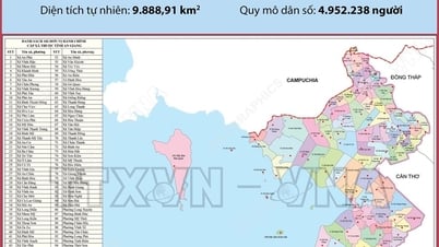 Từ ngày 1/7, tên mới của 102 xã, phường mới của tỉnh An Giang sau sáp nhập
