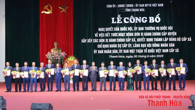 รายชื่อผู้นำหลักของ 166 เขตและตำบลใหม่ในThanh Hoa