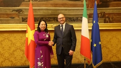 Phó Chủ tịch nước Võ Thị Ánh Xuân hội đàm với Chủ tịch Hạ viện Italia Lorenzo Fontana