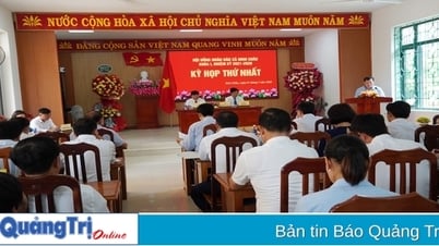 HĐND xã Ninh Châu: Kiện toàn tổ chức bộ máy hành chính mới