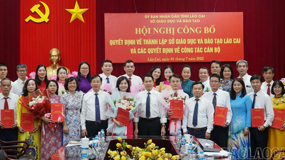 Công bố Quyết định thành lập Sở Giáo dục và Đào tạo tỉnh Lào Cai