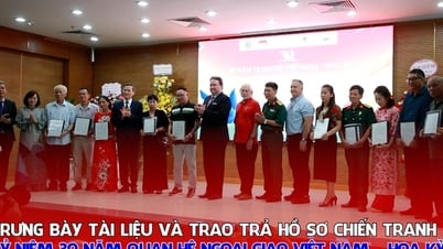 Trưng bày tài liệu và trao trả hồ sơ chiến tranh nhân kỷ niệm 30 năm quan hệ ngoại giao Việt Nam - Hoa Kỳ