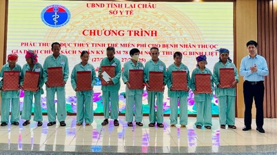 60 bệnh nhân được phẫu thuật đục thủy tinh thể miễn phí