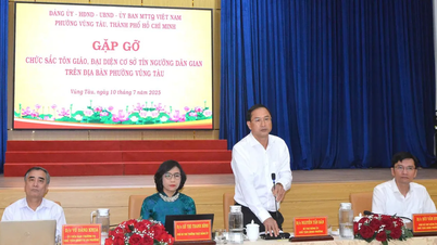 Lãnh đạo phường Vũng Tàu (TPHCM) gặp gỡ, lắng nghe chia sẻ của các chức sắc tôn giáo