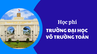 Học phí Trường Đại học Võ Trường Toản năm 2025-2026