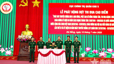 Cục Chính trị Quân khu 5 phát động thi đua cao điểm