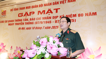 Đại tướng Nguyễn Tân Cương chủ trì gặp mặt báo chí nhân kỷ niệm 80 năm Ngày truyền thống Bộ Tổng Tham mưu