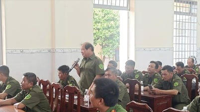 Tân Hội gặp mặt, giao nhiệm vụ cho lực lượng Tổ bảo vệ an ninh trật tự ở cơ sở
