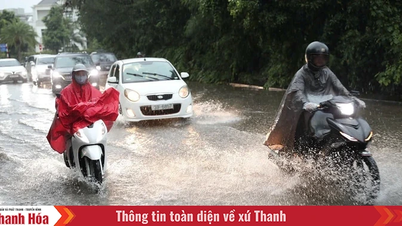 Hôm nay, Bắc Bộ và Thanh Hóa tiếp tục mưa lớn
