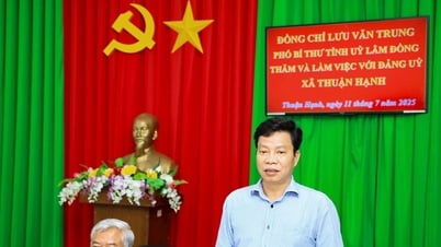 Phó Bí thư Tỉnh ủy Lưu Văn Trung làm việc tại xã biên giới Thuận Hạnh