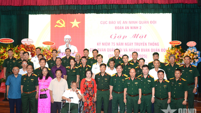 Đoàn An ninh 2 Gặp mặt kỷ niệm 75 năm Ngày truyền thống ngành Bảo vệ an ninh Quân đội