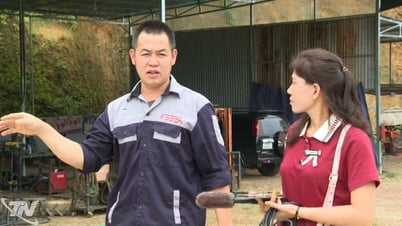 Tiên phong sản xuất máy móc cho nông dân vùng cao