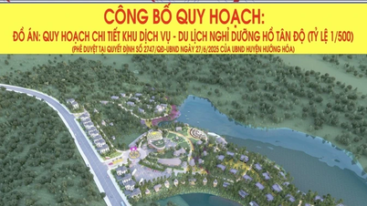Công bố Đồ án quy hoạch chi tiết Khu dịch vụ - Du lịch nghỉ dưỡng hồ Tân Độ