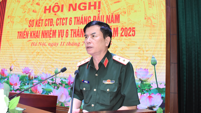 Tổng cục Hậu cần - Kỹ thuật sơ kết công tác Đảng, công tác chính trị 6 tháng đầu năm 2025
