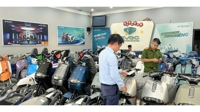 Phát hiện cửa hàng kinh doanh xe điện có dấu hiệu buôn hàng giả