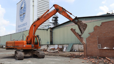 Abriss von Bauarbeiten auf 4 Grundstücken im Industriepark Bien Hoa 1
