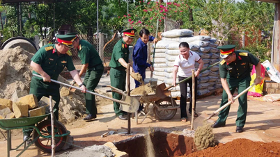 Binh đoàn 15 xây dựng, sửa chữa 357 căn nhà cho hộ nghèo vùng biên