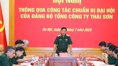 Thượng tướng Võ Minh Lương thông qua công tác chuẩn bị đại hội Đảng bộ Tổng Công ty Thái Sơn