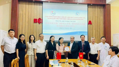 Trao đổi chuyên môn cùng đoàn công tác Bệnh viện số 1 - Đại học Y khoa Quảng Tây