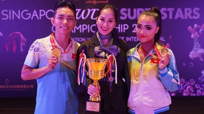 Campeón vietnamita de deportes de baile en el Sudeste Asiático