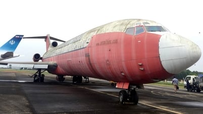 Giao máy bay Boeing bị bỏ rơi tại sân bay Nội Bài cho Học viện Hàng không làm giáo cụ