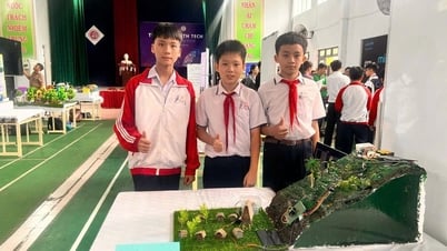 Học sinh chế tạo thiết bị cảnh báo thiên tai