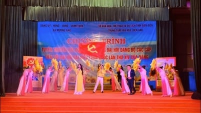 Đặc sắc chương trình tuyên truyền chào mừng Đại hội Đảng các cấp ở Mường Ảng
