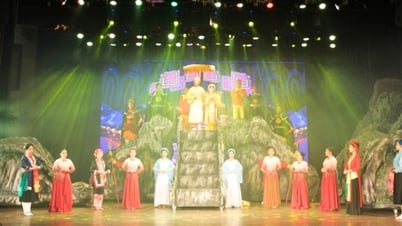 Tổng duyệt chương trình nghệ thuật “Huyền thoại miền di sản”