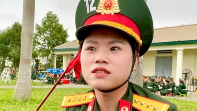 Lời hẹn 'về chung nhà' của nữ chiến sĩ khi hoàn thành nhiệm vụ diễu binh A80